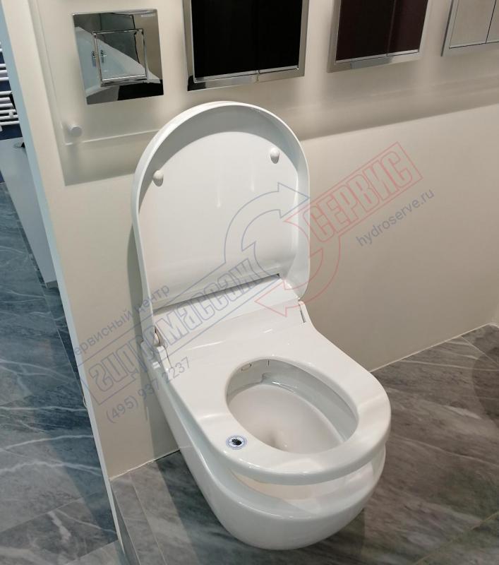 Установка электронного унитаза-биде Geberit AquaClean 8000