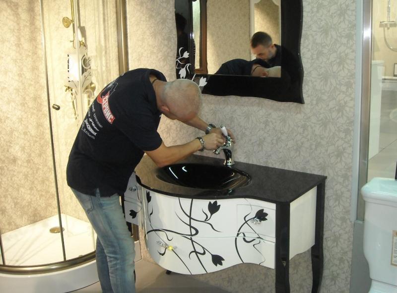 Монтаж и подключение смесителя для раковины 