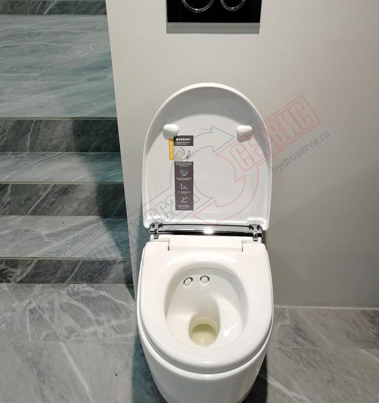 Монтаж электронного унитаза-биде Geberit AquaClean