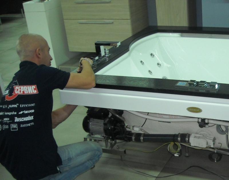 Подключение термостатического смесителя для ванны