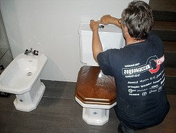 Установка унитаза, биде, монтаж инсталяции