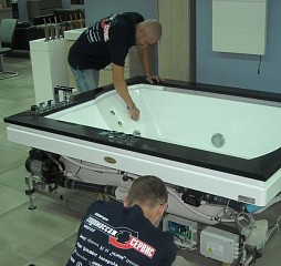 Тех обслуживание, чистка гидромассажных ванн, кабин и бассейнов