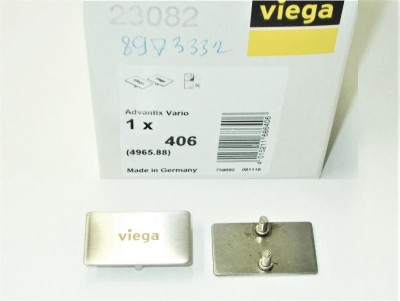 Viega Дизайн вставки 406 матовый хром трапа душевого лотка ADVANTIX VARIO
