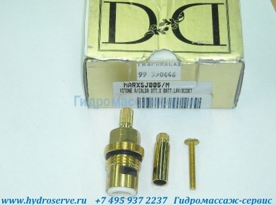 D&D, Кран букса ГВ керамическая бронза смесителя, левая