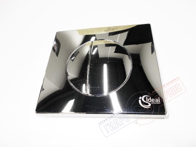 Кнопка Хром панели смыва на инсталляцию W3089A Идеал Стандард для подвесного унитаза