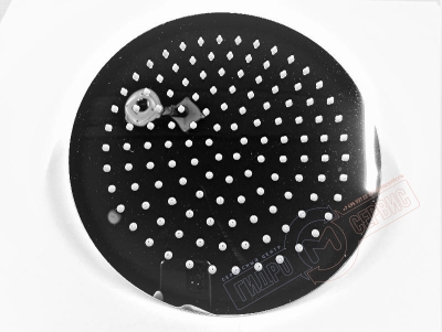 Верхняя легкоочищаемая лейка 250мм потолочная, латунная 