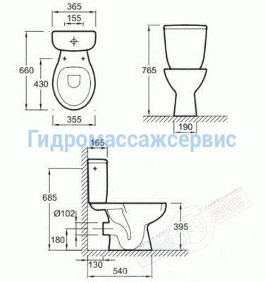Унитаз Jacob Delafon BRIVE E0383N-00 Унитаз Jacob Delafon BRIVE E0383N-00