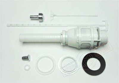 Клапан слива бачка унитаза, Grohe, кнопка 40мм хром