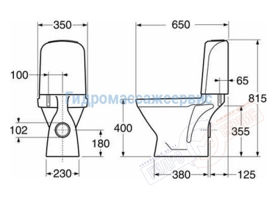 Унитаз Gustavsberg Nordic GB112310301707