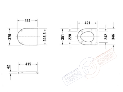 Stark 3 Сидение для унитаза Duravit , SoftClose Stark 3 Сидение для унитаза Duravit , SoftClose