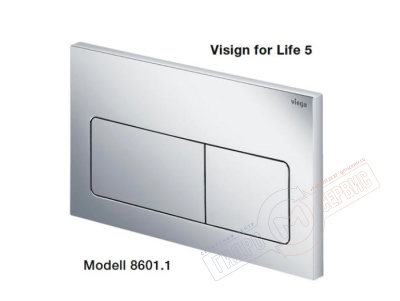 PREVISTA Visign for Life 5 Панель смыва для инсталляции Viega Modell 8601.1