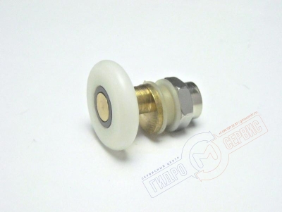 Ролик 25мм двери душевой кабины Aqalux 8992, металлический