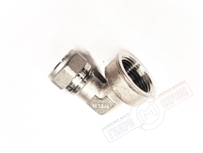 Обжимной уголок 16х3/4" ВР для металлопластиковой трубы 16х2.0мм PROFIT GH