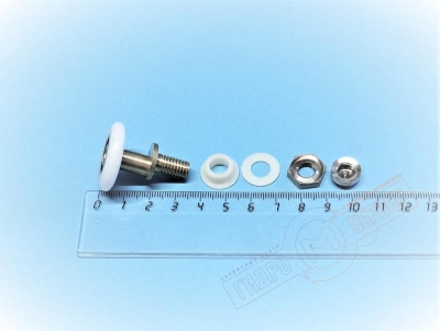 Ролик 27мм металл двери душевой кабины YMJ681 Aqalux