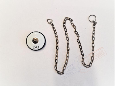 Пробка Бронза с цепочкой слива - перелива ванны DEVON&DEVON