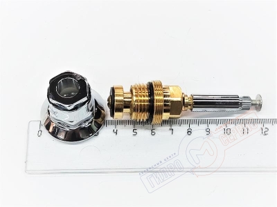 Шпиндельная Кран-букса 1\2 с резиновим уплотнением D&D, 