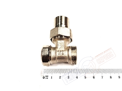 Клапан угловой стопорный с ручной балансировочной подстройкой 1/2"xM24x19 FIV Клапан угловой стопорный с ручной балансировочной подстройкой 1/2"xM24x19 FIV