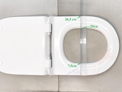 Arctic, Tonic, Washpoint, Playa, Pro, My Nature, Subway, Hommage Сиденье с микролифтом, быстросъемное, дюропласт