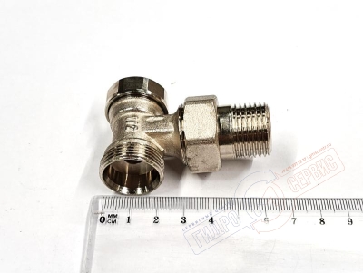 Клапан угловой стопорный с ручной балансировочной подстройкой 1/2"xM24x19 FIV Клапан угловой стопорный с ручной балансировочной подстройкой 1/2"xM24x19 FIV