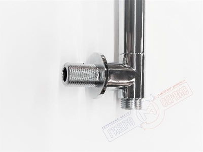 Душевая штанга L=373мм D=25mm с подводом воды кабины Albatros