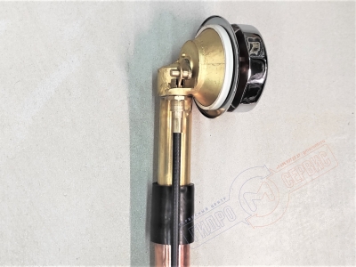 Латунный Слив-перелив хром 0,6м для ванны Aqualux