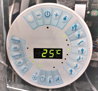 Дисплей душевой кабины Albatros PLUVIA, MINESIS, TONDA TSR/B R - нзкз (уценка)