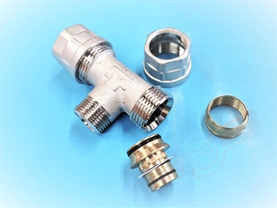 Тройник CM7 НР 26Х3-3/4-26Х3 для металлопласта PRANDELLI 103.07.12.6