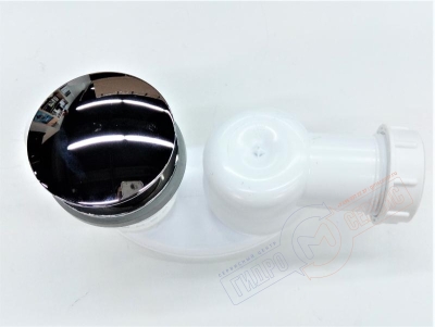 Слив ванны, хром, клик-клак DEVON&DEVON для ремонта ванн джакузи