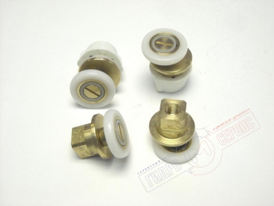 Twin Комплект(4шт) верхних усиленных роликов двери душевой кабины Джакуззи