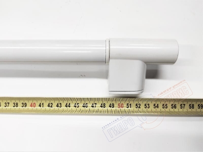 Штанга душа 24мм белая L=50cm кабины AQUALUX Штанга душа 24мм белая L=50cm кабины AQUALUX