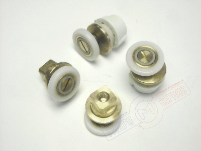 Twin Комплект(4шт) верхних усиленных роликов двери душевой кабины Джакуззи