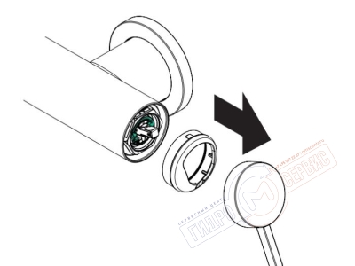 93895000 Керамический картридж M35XS смесителя Hansgrohe / Axor 93895000 Керамический картридж M35XS смесителя Hansgrohe / Axor