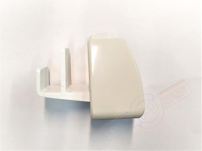 2002 Заглушка нижнего профиля шторки торцевая правая белая HUPPE