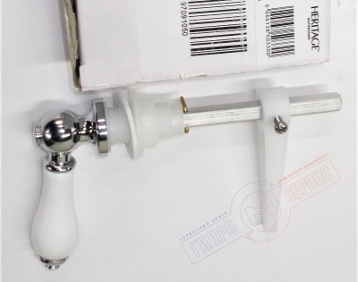 Ручка хром смыва механизма унитаза HERITAGE