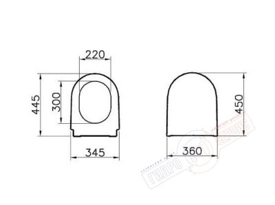 Nest Сиденье для унитаза VitrA 89-003-001 стандартное