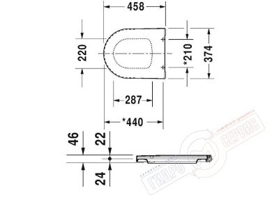 Me By Starck Сиденье для унитаза DURAVIT 