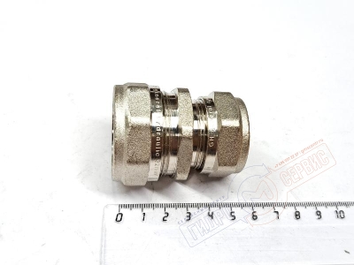 Редукционная муфта 26*32 (никель) двухстороннее соединение металлопластиковой трубы  PROFIT GH