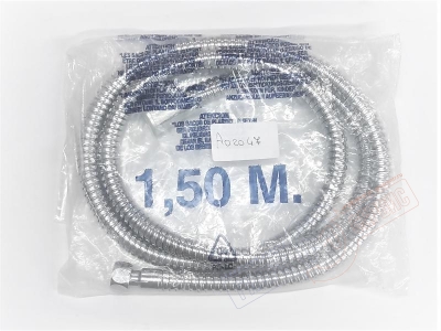 Шланг G3/8 х1/2  L=1,5m в металлической усиленной оплетке BOSSINI для ремонта ванн джакузи