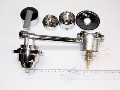 Cмеситель Z=170mm с 5-ти позиционным переключателем функций душевой кабины Appollo