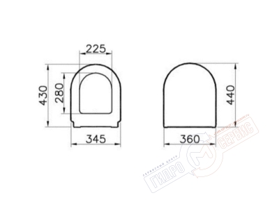 Zentrum Сиденье для унитаза VitrA 94-003-009 с микролифтом