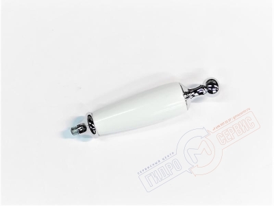 Ручка Хром\Белый смесителя MIGLIORE OXFORD