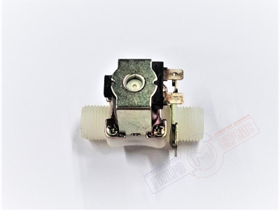 Электроклапан 1/2"х1/2" 12V наполнения парогенератора душевой кабины Appollo