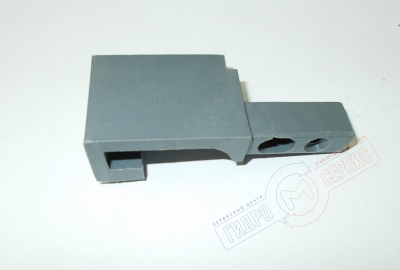 Нижний крючок 30х71х19.5 двери, правый серый APPOLLO A-0734