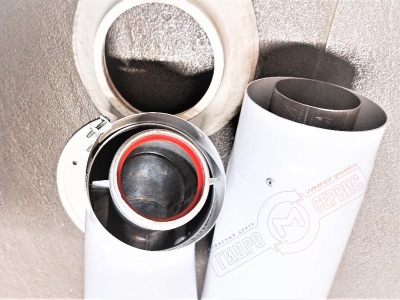 Vaillant 303806 Комплект для горизонтального прохода через стену 45-65см - оригинал (уценка)