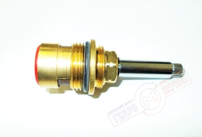 D&D, Кран букса 3/4 90гр ГВ керамическая, горячая вода