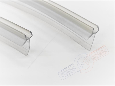 Нижний 6мм изогнутый уплотнитель двери душевой кабины Huppe DESIGN 510651.087