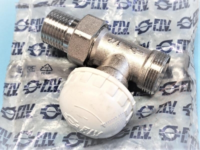 Прямой термостатический клапан для радиатора 1/2"xM24ЕКx19 FIV Прямой термостатический клапан для радиатора 1/2"xM24ЕКx19 FIV