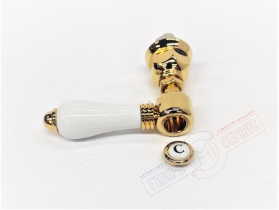 Ручка 678GB Золото кран-буксы смесителя NICOLAZZI PETIT MONT BLANC