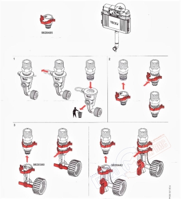 Адаптер запорного вентиля TECEbase тип3