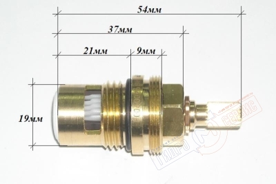 Кран-букса 1/2 - 90гр холодной воды смесителя Хансгрое  Кран-букса 1/2 - 90гр холодной воды смесителя Хансгрое